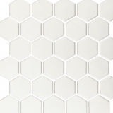 Large white Honeycomb Mosaik Porellan