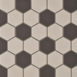 Hexagon Mosaik Porellan